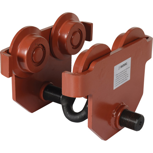 Low Profile Manual Trolley, 4000 lbs. (2 tons) Duraquip Inc