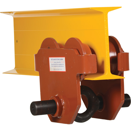 Low Profile Manual Trolley, 6000 lbs. (3 tons) Duraquip Inc