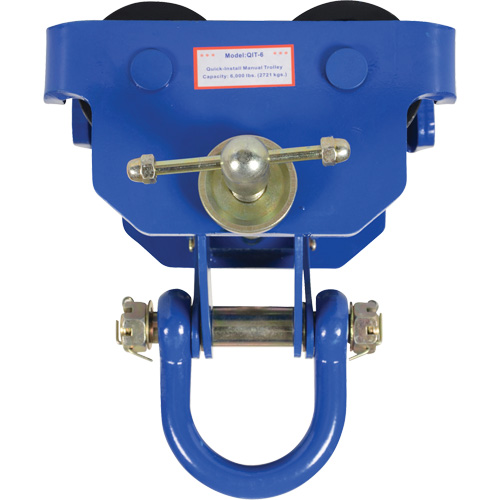 Quick Install Manual Trolley, 6000 lbs. Duraquip Inc