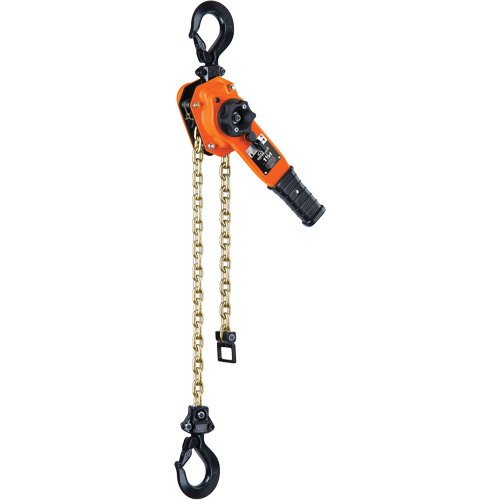 Series 653-A Ratchet Lever Hoist, 10' Lift, 3000 lbs. (1.5 tons) Capacity, Steel Chain Duraquip Inc