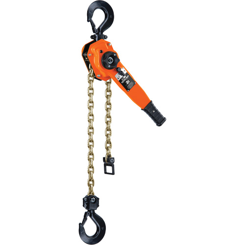 Series 653-A Ratchet Lever Hoist, 5' Lift, 6000 lbs. (3 tons) Capacity, Steel Chain Duraquip Inc