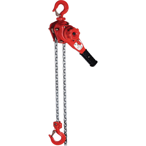VQ Super Series Lever Hoist, 5' Lift, 3500 lbs. (1.75 tons) Capacity, Grade 100 Alloy Chain Duraquip Inc