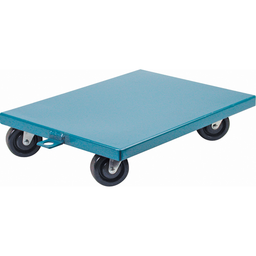 Steel Deck Dollies, 18" W x 24" D x 7" H, 1200 lbs. Capacity Duraquip Inc
