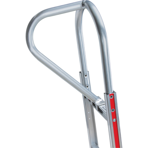 Diable d&eacute;mont&eacute;s , Prise En P, Aluminium, Hauteur de 52", Capacit&eacute; 500 lb Duraquip Inc