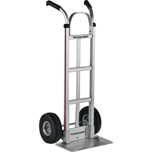 Diable d&eacute;mont&eacute;s , Prise Double, Aluminium, Hauteur de 48", Capacit&eacute; 500 lb Duraquip Inc