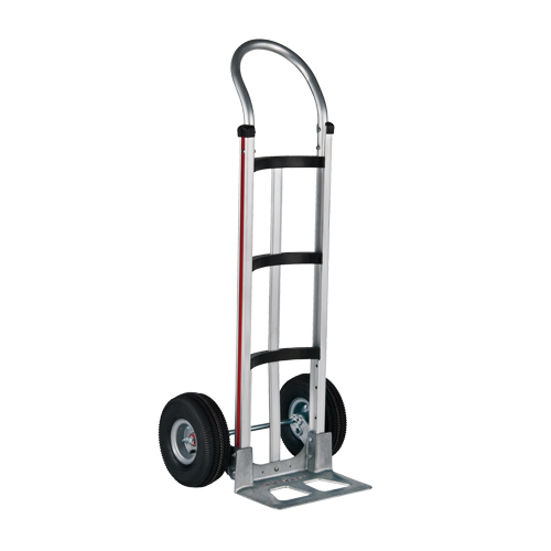 Diable d&eacute;mont&eacute;s , Prise Continu, Aluminium, Hauteur de 48", Capacit&eacute; 500 lb Duraquip Inc