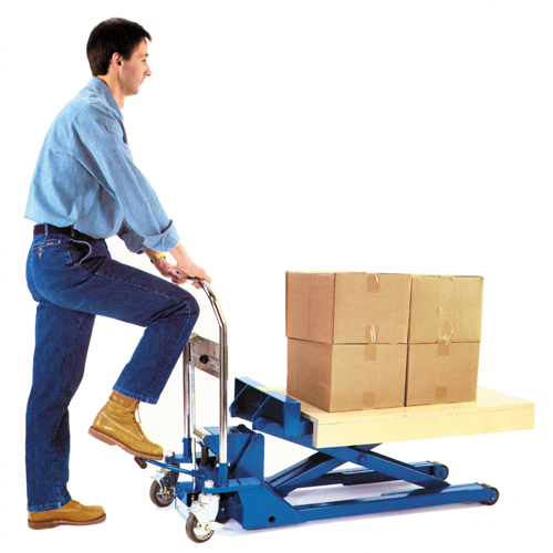 Table &eacute;l&eacute;vatrice surbaiss&eacute;e &agrave; ciseaux Dandy Lift, 37-1/10" lo x 19-7/10" la, Acier, Capacit&eacute; 1100 lb Duraquip Inc