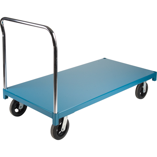 Heavy-Duty Platform Truck, 60" L x 30" W, 2000 lbs. Capacity, Rubber Casters Duraquip Inc
