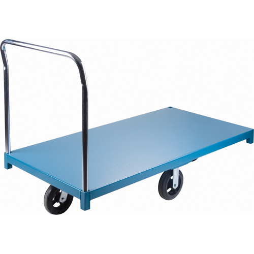 Heavy-Duty Platform Truck, 60" L x 30" W, 2000 lbs. Capacity, Rubber Casters Duraquip Inc