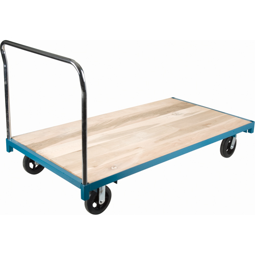 Heavy-Duty Platform Truck, 96" L x 48" W, 2000 lbs. Capacity, Rubber Casters Duraquip Inc