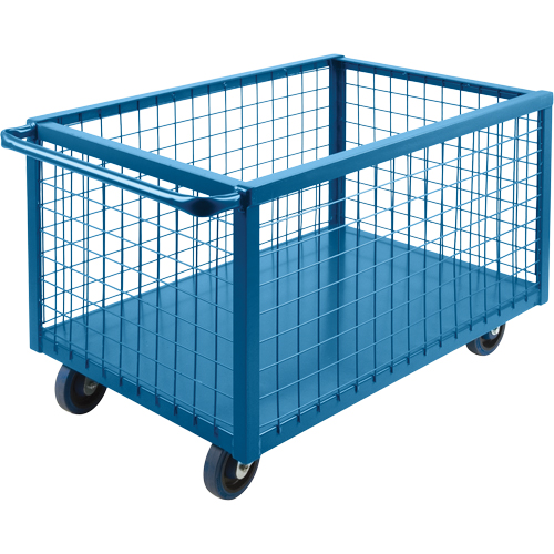 Caisson en treillis m&eacute;tallique, Acier, 63" lo x 24" la x 31,5" h, Volume 20 pi³, Capacit&eacute; 1200 lb Duraquip Inc