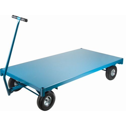 Platform Trucks - Ergonomic Platform Wagon Trucks, 36" W x 72" L, 1000 lbs. Capacity Duraquip Inc
