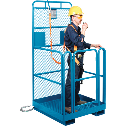 Nacelle &eacute;l&eacute;vatrice pour travail en hauteur, 36" x 36" x 72" h, Capacit&eacute; de 1000 lb, Acier Duraquip Inc