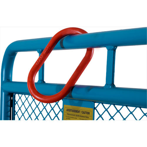Nacelle &eacute;l&eacute;vatrice pour travail en hauteur, 36" x 36" x 72" h, Capacit&eacute; de 1000 lb, Acier Duraquip Inc