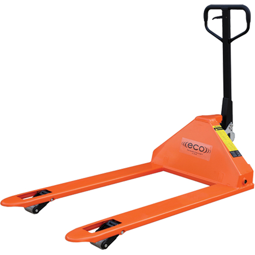 ECO "MINEY" 4-Way Pallet Truck, 48" L x 33" W, 3300 lbs. Cap. Duraquip Inc