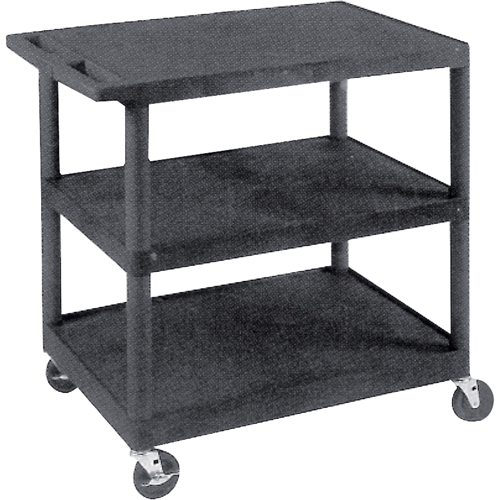 Chariot utilitaire, 3 tiers, 18" x 34" x 24", Capacit&eacute; 400 lb Duraquip Inc