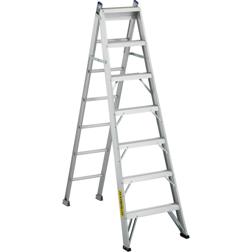Escabeaux industriels Multi-Way de s&eacute;rie 2700, 7', Aluminium, Capacit&eacute; de 250 lb, ANSI 1, CSA 1 Duraquip Inc