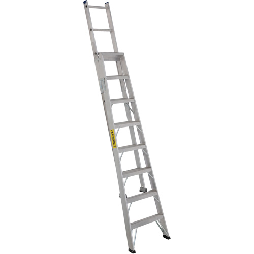 2700 Series Industrial Duty Multi-Way Ladders, 8', Aluminum, 250 lbs. Cap., ANSI 1, CSA 1 Duraquip Inc
