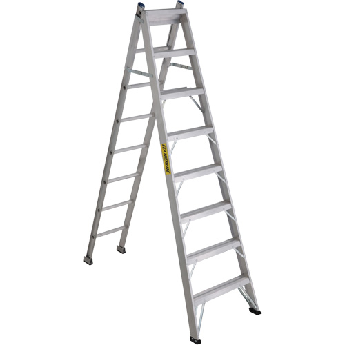 2700 Series Industrial Duty Multi-Way Ladders, 8', Aluminum, 250 lbs. Cap., ANSI 1, CSA 1 Duraquip Inc
