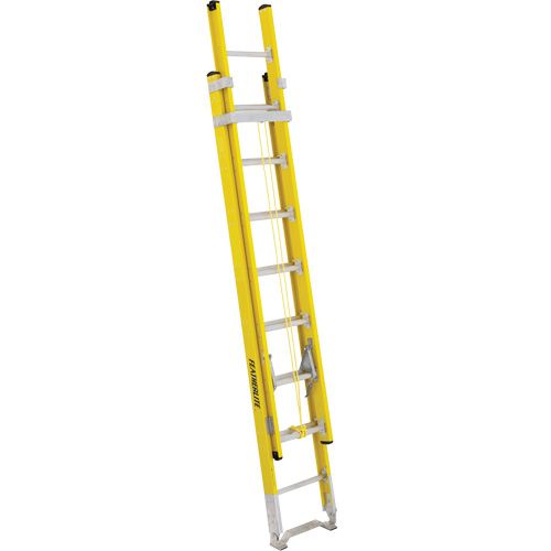 Industrial Heavy-Duty Extension Ladders (6200 Series), 375 lbs. Cap., 13' H, Grade 1AA Duraquip Inc