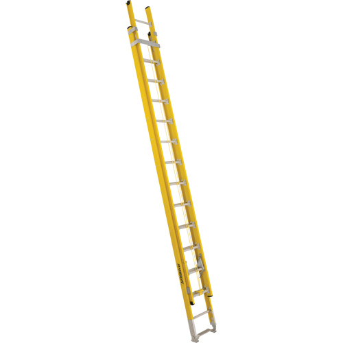 Industrial Heavy-Duty Extension Ladders (6200 Series), 375 lbs. Cap., 25' H, Grade 1AA Duraquip Inc