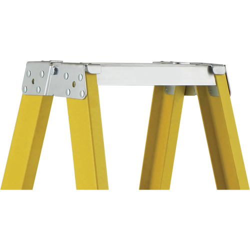 6600 Series Industrial Heavy-Duty 2-Way Stepladders, Fibreglass, 300 lbs. Capacity, 6' Duraquip Inc