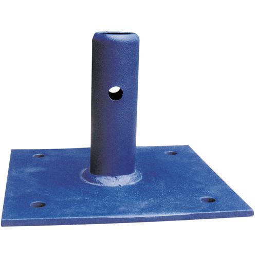 Scaffolding Accessories - Fixed Base Plate, Base Plate, 6" W x 6" H Duraquip Inc