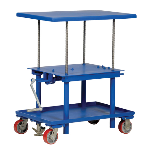 Hydraulic Lift Table, 24" L x 36" W, Steel, 2000 lbs. Capacity Duraquip Inc