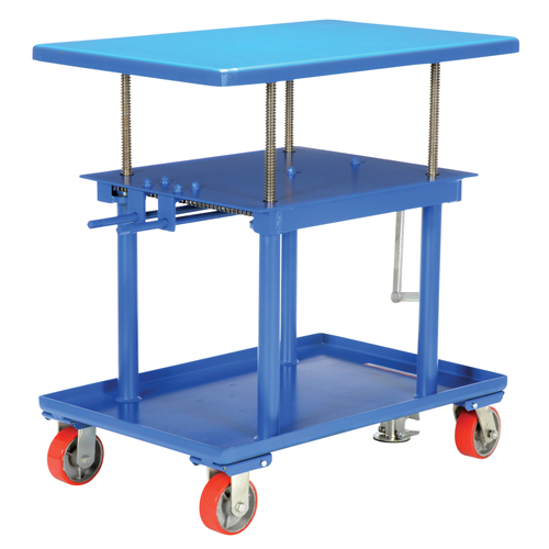 Hydraulic Lift Table, 24" L x 36" W, Steel, 2000 lbs. Capacity Duraquip Inc