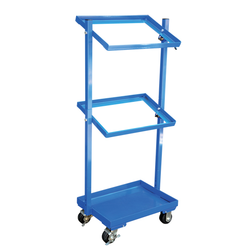 Chariot &agrave; cueillette, Acier, 30-11/16" la x 19-1/4" p, 3 tablettes, Capacit&eacute; 300 lb Duraquip Inc