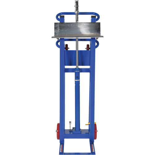 Hydra Lift Platform Stacker, Foot Pump Operated, 750 lbs. Capacity, 52" Max Lift Duraquip Inc