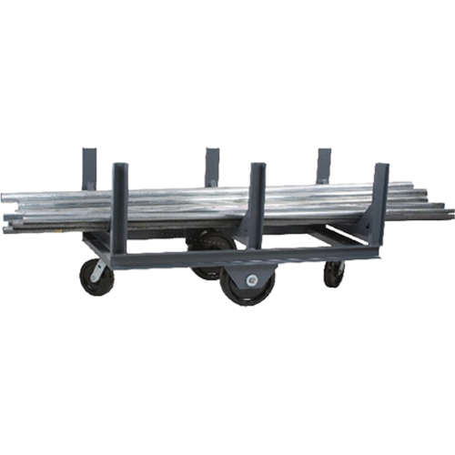 Bar Cradle Truck, 60" L x 28" W x 29" H, 4000 lbs. Capacity, Phenolic Wheels Duraquip Inc