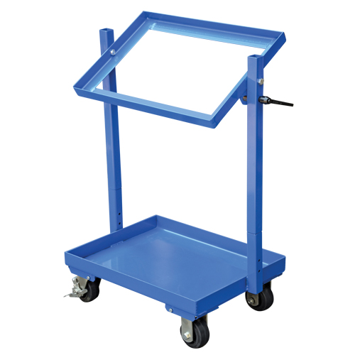 Stock Cart, Steel, 30-11/16" W x 19-1/4" D, 2 Shelves, 200 lbs. Capacity Duraquip Inc