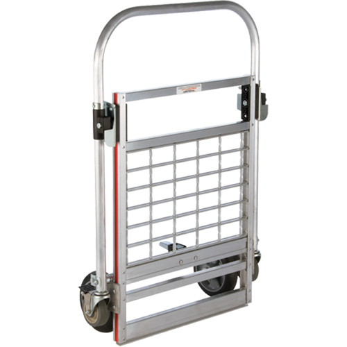 Chariot &agrave; plateforme repliable &agrave; quatre roues, Aluminium, 750 lb, 31" lo x 23-1/4" la, Hauteur 39" Duraquip Inc
