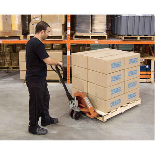 Heavy-Duty Manual Pallet Truck, Steel, 48" L x 27" W, 5500 lbs. Capacity Duraquip Inc