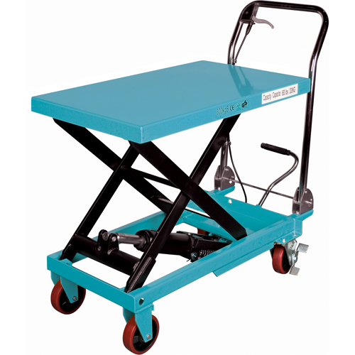 Table &eacute;l&eacute;vatrice robuste &agrave; ciseaux hydraulique, 32" lo x 19-3/4" la, Acier, Capacit&eacute; 1100 lb Duraquip Inc
