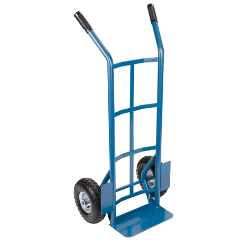 Heavy-Duty Hand Truck, Dual Handle, Steel, 46" Height, 800 lbs. Capacity Duraquip Inc