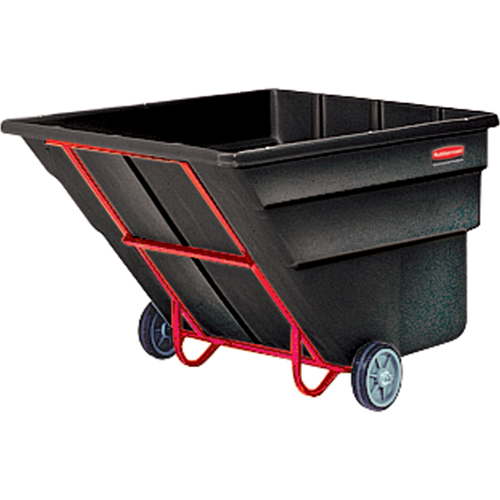 Chariot basculeur en acier, Poly&eacute;thyl&egrave;ne, 2 vg³, Capacit&eacute; de charge de 2300 lb Duraquip Inc