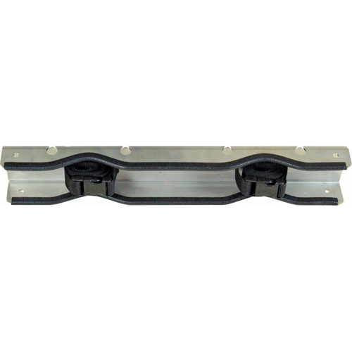 Support mural en acier inoxydable pour deux bouteilles Duraquip Inc