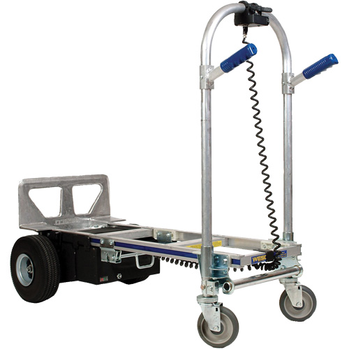 CobraPRO Jr. Series Convertible Hand Truck, Aluminum, 1200 lbs. Capacity Duraquip Inc