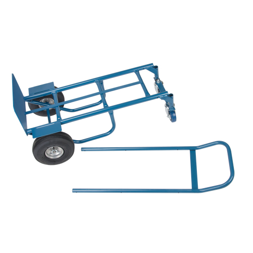 Convertible Deluxe Hand Truck, Steel, 800 lbs. Capacity Duraquip Inc
