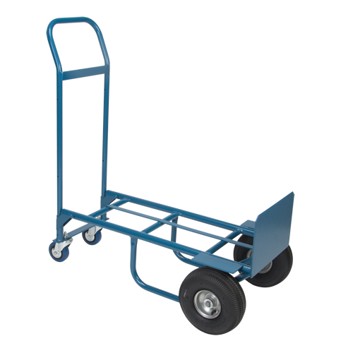 Convertible Deluxe Hand Truck, Steel, 800 lbs. Capacity Duraquip Inc