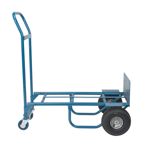 Convertible Deluxe Hand Truck, Steel, 800 lbs. Capacity Duraquip Inc