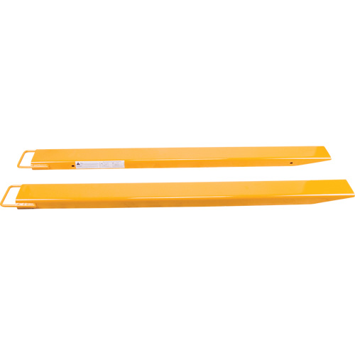 Rallonges de fourches, 72" l x 6" la, Pour des largeurs de fourches 5" Duraquip Inc
