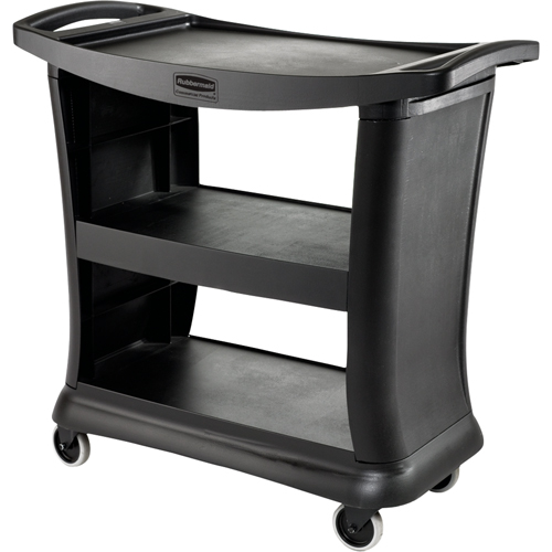 Chariot de service de direction, 3 tiers, 20" x 38" x 39", Capacit&eacute; 300 lb Duraquip Inc
