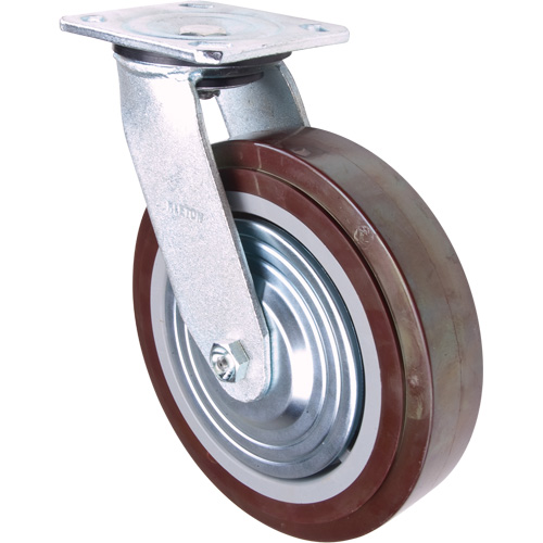 Roulette, Pivotant, 8" (203,2 mm), Polyur&eacute;thane, 1000 lb (453,6 kg) Duraquip Inc