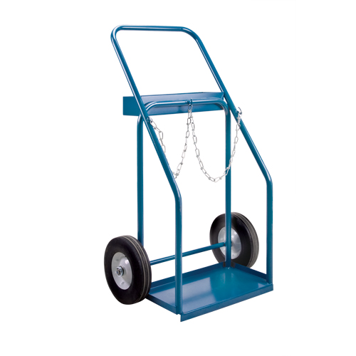 Chariots pour bouteilles de gaz, Roues Semi-pneumatique, Base de , 1000 lb Duraquip Inc
