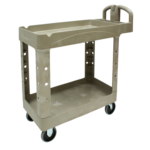 Chariot utilitaire robuste - 4500-88, 2 tiers, 17-1/8" x 33-1/4" x 39", Capacit&eacute; 500 lb Duraquip Inc