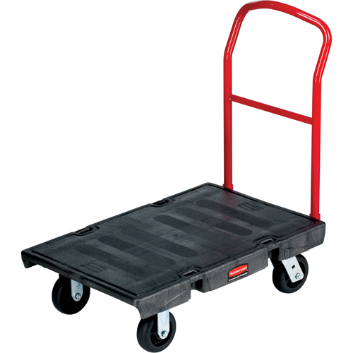 Heavy-Duty Platform Truck, 60" L x 30" W, 2500 lbs. Cap., Polyolefin Wheels Duraquip Inc