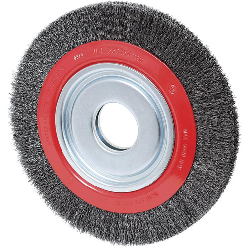Meule 101K-5C &agrave; fils cr&ecirc;p&eacute;s, 12" dia., Fils 0,02", Arbre 2" Duraquip Inc